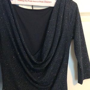 Windsor Dresses - Sparkly, Navy Blue Party Dress Windsor Dresses - Sparkly, Navy Blue Party Dress